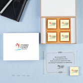 Corporate Gifts - 4 Chocolate Box - Wrapped Chocolates (Minimum 20 Boxes)