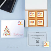 Christmas & New Year Gifts - 4 Chocolate Box - Wrapped Chocolates (Only Design)