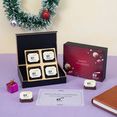 Corporate Holiday Gifts - 4 Chocolate Box (Only Mock-up)