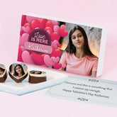 Best online gifts for girlfriend with custom photo and name from ChocoCraft