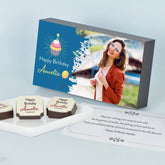 Chocolate Box for birthday gift with personalized name and photo