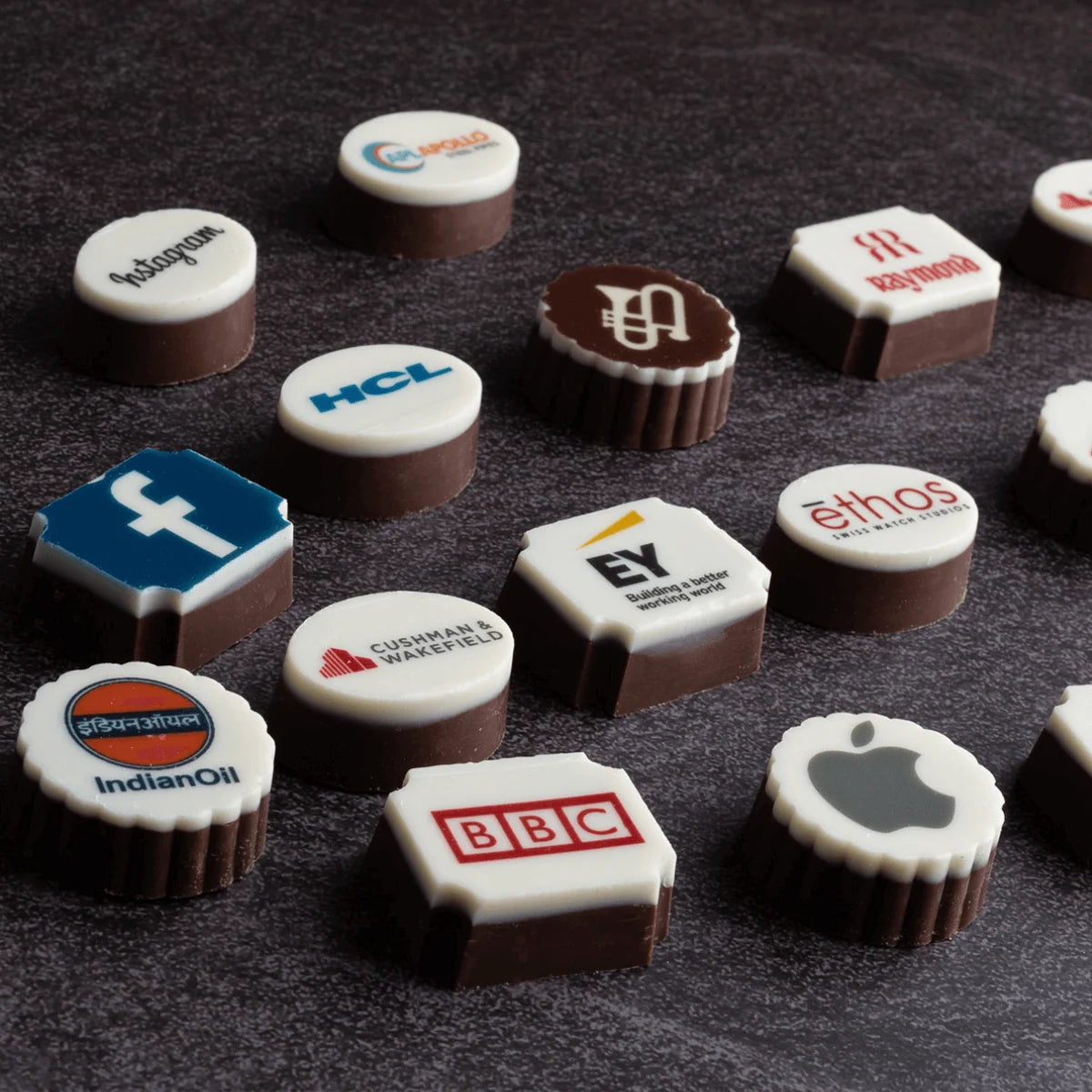 Luxury corporate gift boxes branded by ChocoCraft