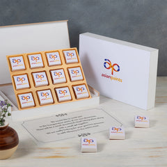 Corporate Gifts - 12 Chocolate Box - Wrapped Chocolates (Sample)