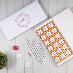 Corporate Gifts - 18 Chocolate Box - Wrapped Chocolates (Only Design)