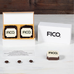 Logo-printed chocolates – the perfect corporate giveaway.