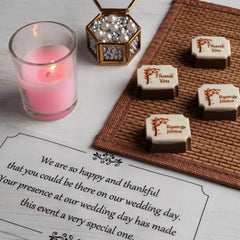 Wedding Favors - 6 Chocolate Box (Sample)