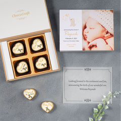 ChocoCraft chocolates – as sweet as your newborn’s first giggle.