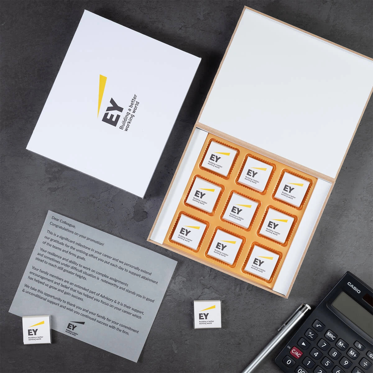 Corporate Giveaway Gifts with Personalized Chocolate Boxes for Expo and Trade Shows