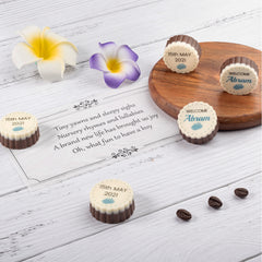 Birth announcements never tasted this good – thanks to ChocoCraft!