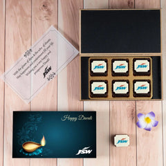 Corporate Diwali Gifts - 6 Chocolate Box (Minimum 20 Boxes)