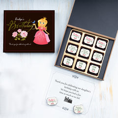 Birthday favors crafted with love – ChocoCraft chocolates.