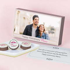 Personalized Anniversary Chocolates