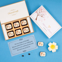 Thank your guests with ChocoCraft’s custom wedding chocolates.