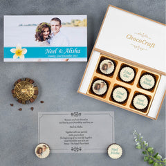 Photo and name chocolates – a sweet way to invite with ChocoCraft.