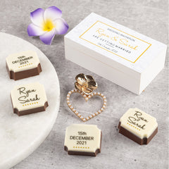 Make your invites unforgettable with ChocoCraft chocolates.