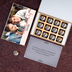 Make your Valentine smile with ChocoCraft’s chocolate, featuring your photo and name.