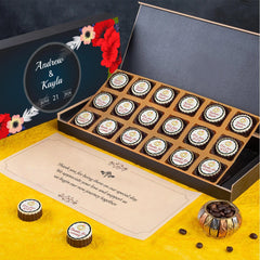 Wedding Favors - 18 Chocolate Box (Minimum 10 Boxes)