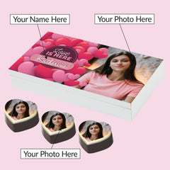 ChocoCraft’s chocolate with photo and name is the sweetest way to say "I love you."