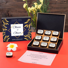 Make your guests feel special with custom chocolates by ChocoCraft.