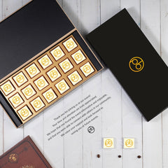 Corporate Gifts - 18 Chocolate Box - Wrapped Chocolates (Only Design)