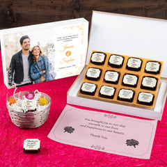 Thank your guests with thoughtful favors by ChocoCraft chocolates.