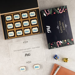 Corporate Holiday Gifts - 12 Chocolate Box (Sample)