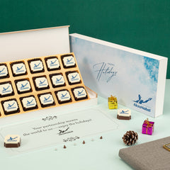 Corporate Holiday Gifts - 18 Chocolate Box (Sample)