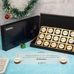Corporate Holiday Gifts - 18 Chocolate Box (Sample)