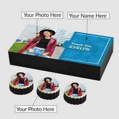 ChocoCraft chocolates – the sweetest way to show thanks with a photo and name.