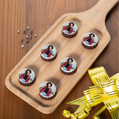 Show your gratitude with ChocoCraft’s chocolate, personalized with your photo and name.