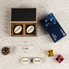 Corporate Holiday Gifts - 2 Chocolate Box (Only Mock-up)