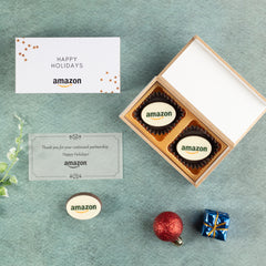 Corporate Holiday Gifts  - 2 Chocolate Box (Minimum 20 Boxes)