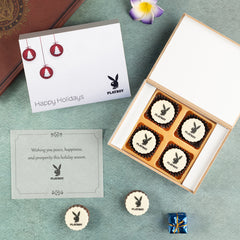 Corporate Holiday Gifts - 4 Chocolate Box (Minimum 20 Boxes)