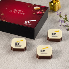 Corporate Holiday Gifts - 4 Chocolate Box (Minimum 20 Boxes)