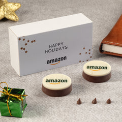 Corporate Holiday Gifts  - 2 Chocolate Box (Minimum 20 Boxes)