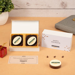 Corporate Holiday Gifts  - 2 Chocolate Box (Minimum 20 Boxes)