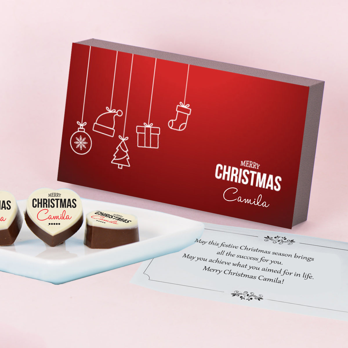 Gift joy this Christmas with ChocoCraft’s personalized chocolates.