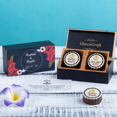 Return gifts for marriage sample box with custom butter paper message for wedding favors