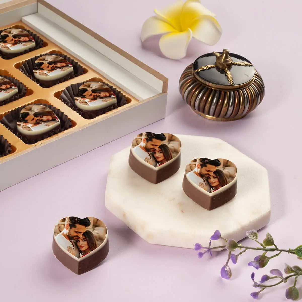 Anniversary gifts with best anniversary gifts photo chocolates			