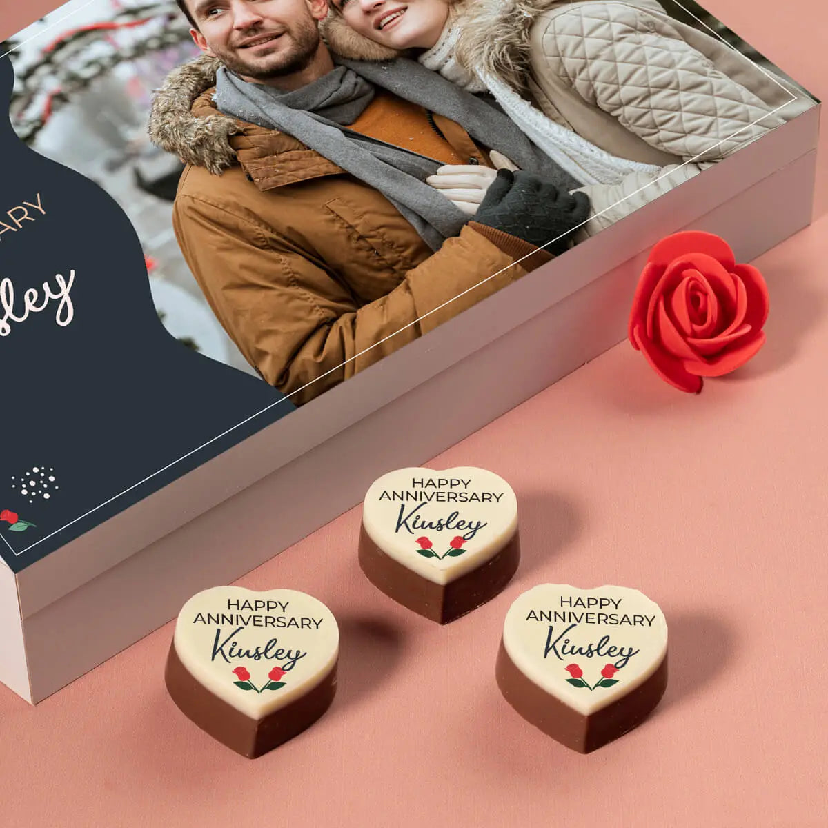 Personalized anniversary gifts for girlfriend as anniversary presents for her in box				