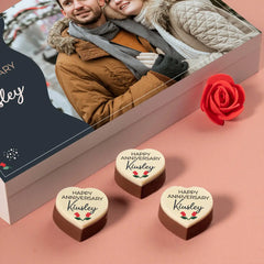 Personalized anniversary gifts for girlfriend as anniversary presents for her in box				