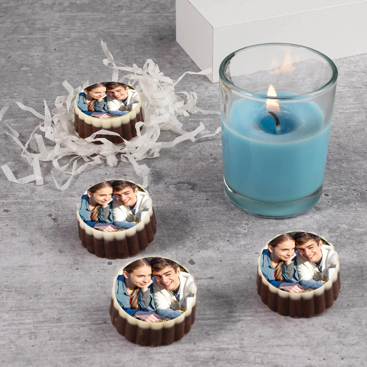 Best chocolates for valentine's day in a personalized printed chocolate gift box