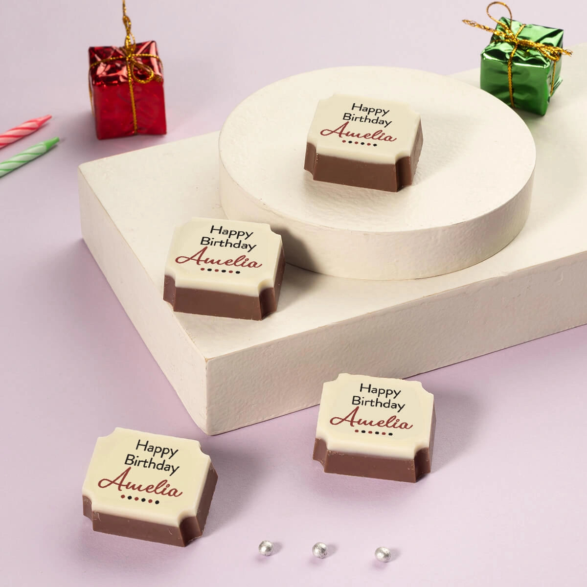 Birthday chocolate as birthday gifts for girlfriend in box