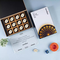 Corporate Diwali Gifts - 12 Chocolate Box (Only Design)
