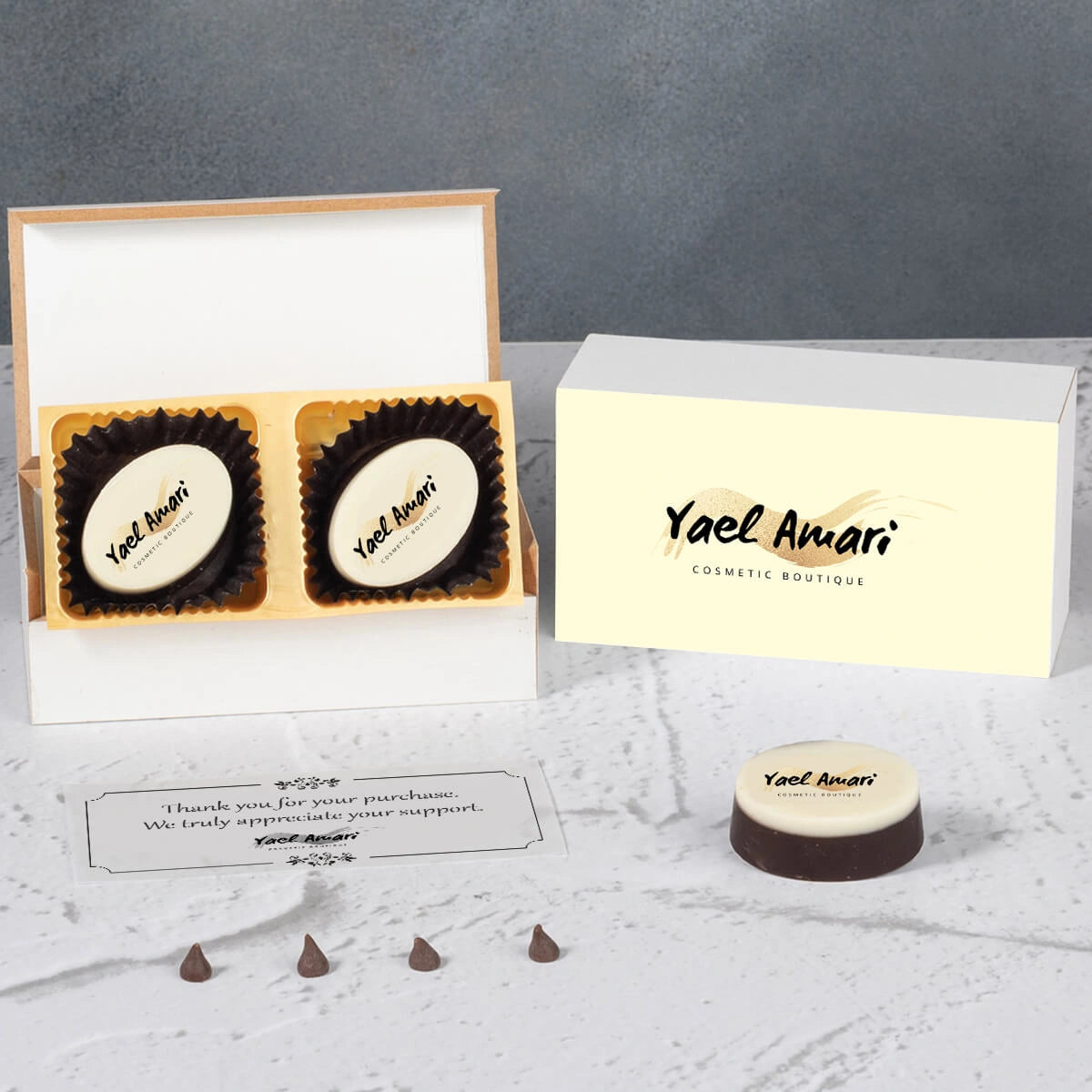 Sturdy MDF wooden box (black) with elegant finish closed