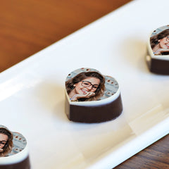 Chocolate celebration box with custom photo		