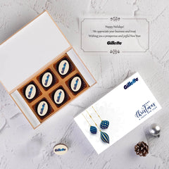 Corporate chocolate box for Christmas client gifting