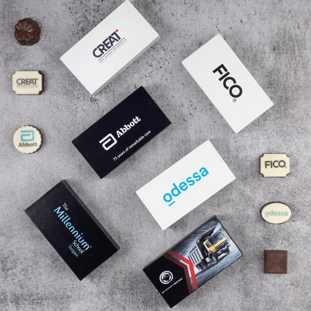 Custom chocolate gift boxes for corporate gifts by ChocoCraft