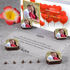 custom valentines day gifts featuring printed chocolate gift box from ChocoCraft