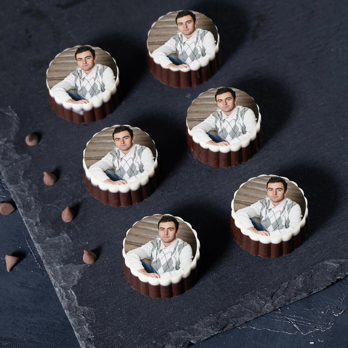 Gifts to send for congratulations featuring a personalized chocolate box